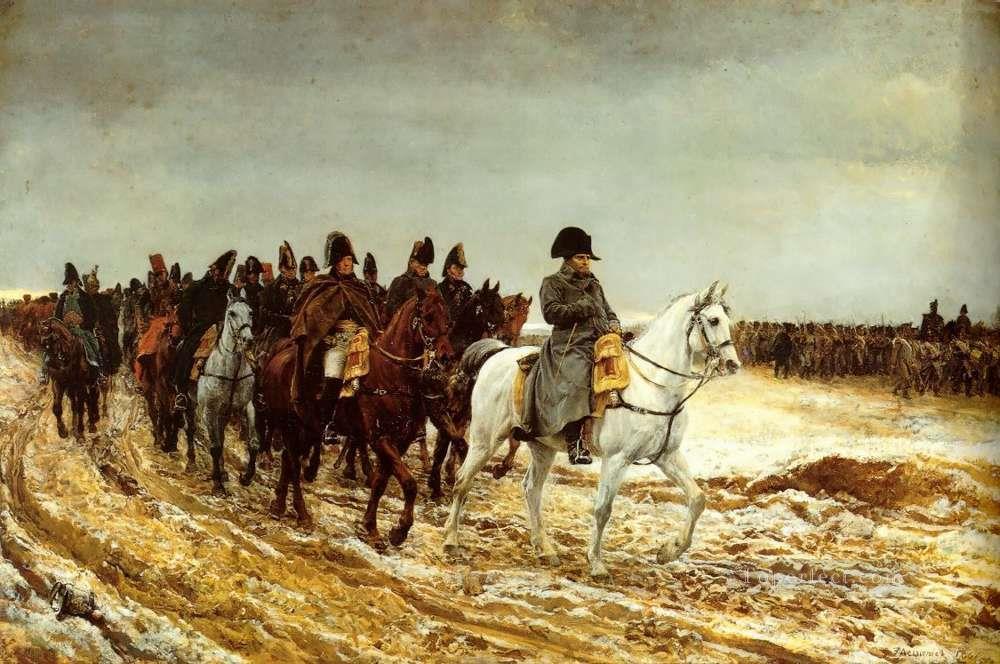 The French Campaign 1861 military Jean Louis Ernest Meissonier Oil Paintings